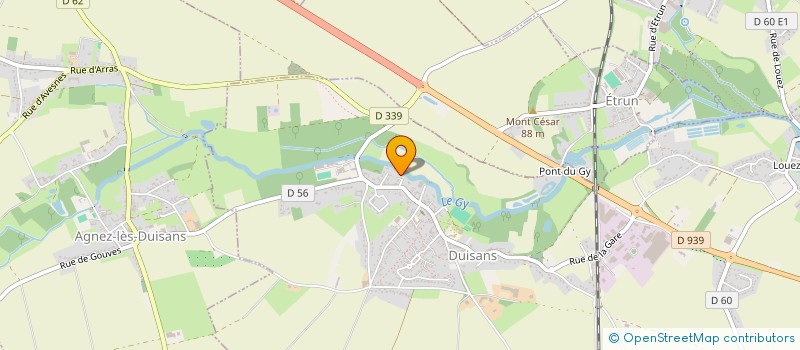 localisation de l'entreprise SCI VIVAT LOBBEDEZ  DUISANS