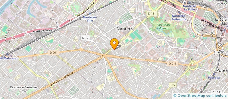 localisation de l'entreprise SCI VIVATEM  NANTERRE