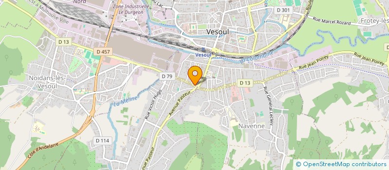 localisation de l'entreprise SCI VIVAVES B3G à VESOUL