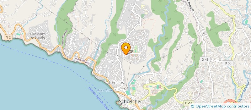 localisation de l'entreprise SCI VIVE à SCHOELCHER
