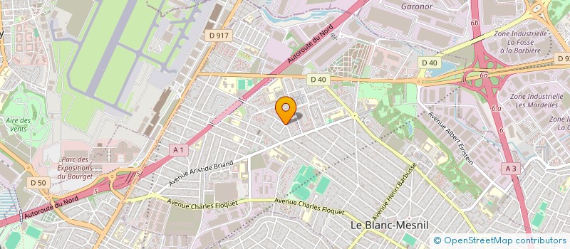 localisation de l'entreprise SCI VIVE-KAR IMMO  LE BLANC-MESNIL