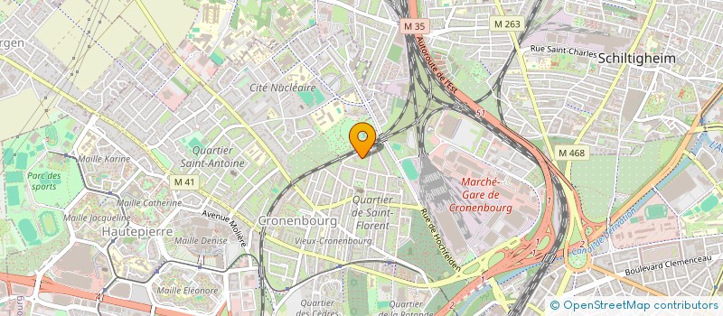 localisation de l'entreprise SCI VIVE SOMNIUM  STRASBOURG