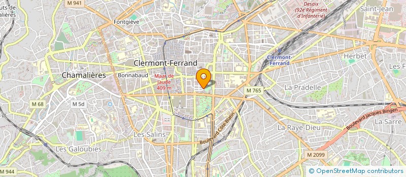 localisation de l'entreprise SCI VIVE VALEQUE  CLERMONT-FERRAND