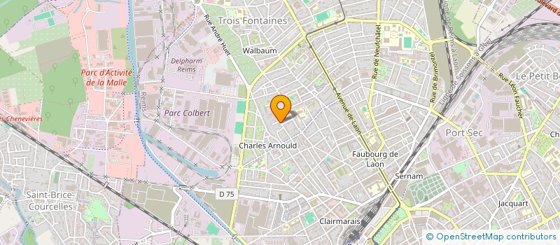 localisation de l'entreprise SCI VIVETINE  REIMS