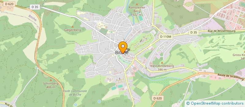 localisation de l'entreprise SCI VIVIANE  BITCHE