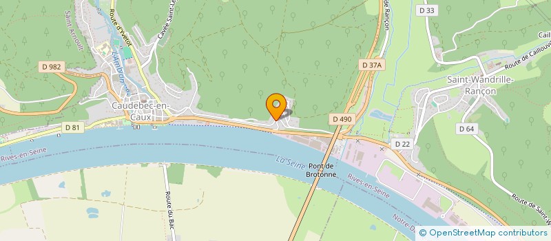 localisation de l'entreprise SCI VIVICOBA  RIVES-EN-SEINE