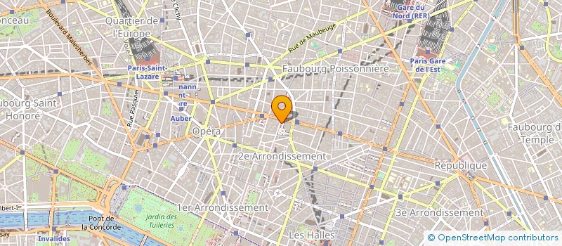 localisation de l'entreprise SCI VIVIENNE  PARIS