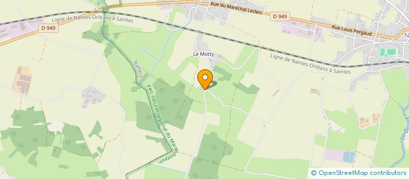 localisation de l'entreprise SCI VIVIER  NALLIERS