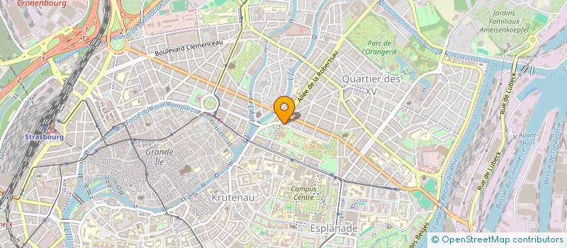 localisation de l'entreprise SCI VIVILLE à STRASBOURG