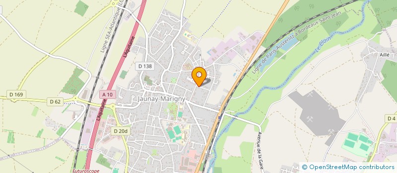 localisation de l'entreprise SCI VIVONNE  JAUNAY-MARIGNY