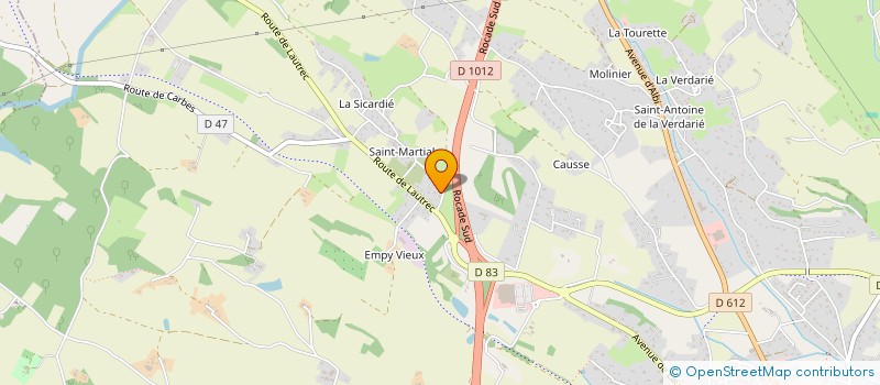 localisation de l'entreprise SCI VIVRE  CASTRES