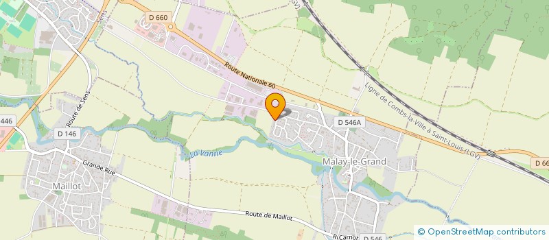 localisation de l'entreprise SCI VIWEST à MALAY-LE-GRAND