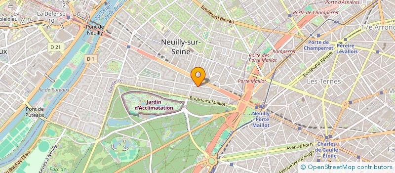 localisation de l'entreprise SCI VIX-DULUD à NEUILLY-SUR-SEINE