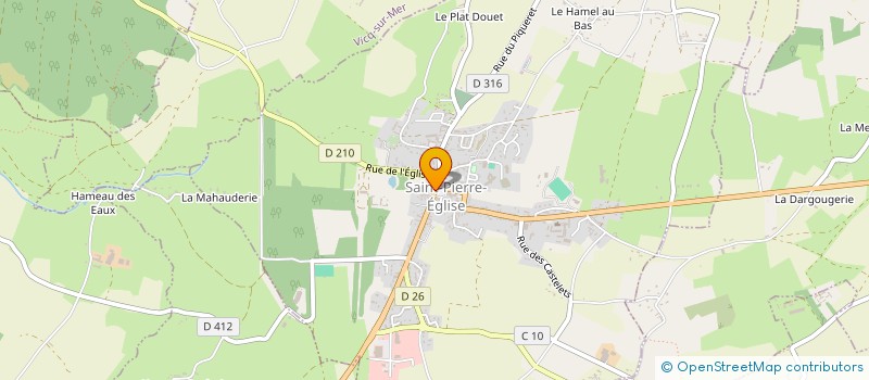 localisation de l'entreprise SCI VIZCAYA  SAINT-PIERRE-EGLISE