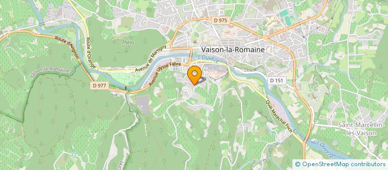 localisation de l'entreprise SCI VJ  VAISON-LA-ROMAINE