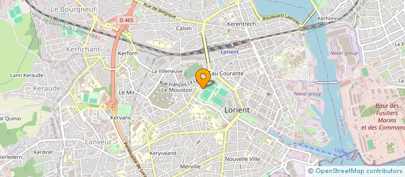 localisation de l'entreprise SCI VJM  LORIENT