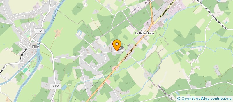 localisation de l'entreprise SCI VJMS  GUECELARD