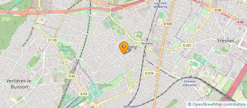 localisation de l'entreprise SCI VJOX à ANTONY