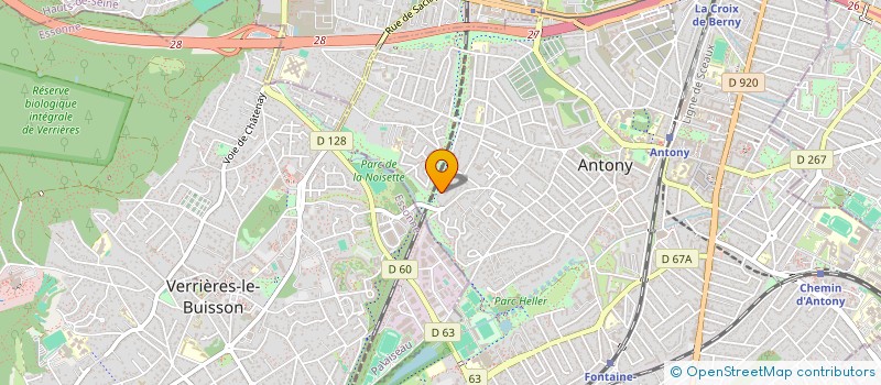 localisation de l'entreprise SCI VJP à ANTONY