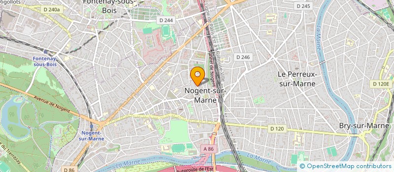 localisation de l'entreprise SCI VJP BARRET  NOGENT-SUR-MARNE