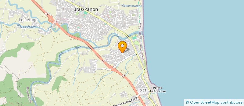 localisation de l'entreprise SCI VJT  SAINT-BENOIT