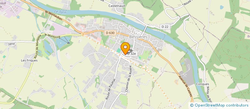 localisation de l'entreprise SCI VJULLIARD  BESSIERES