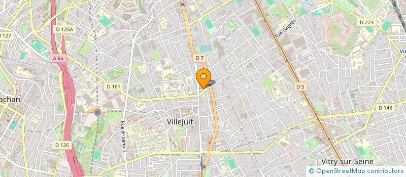localisation de l'entreprise SCI VJZ à VILLEJUIF