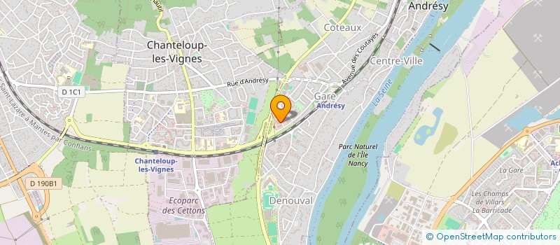 localisation de l'entreprise SCI VJZ EIFFEL  ANDRESY