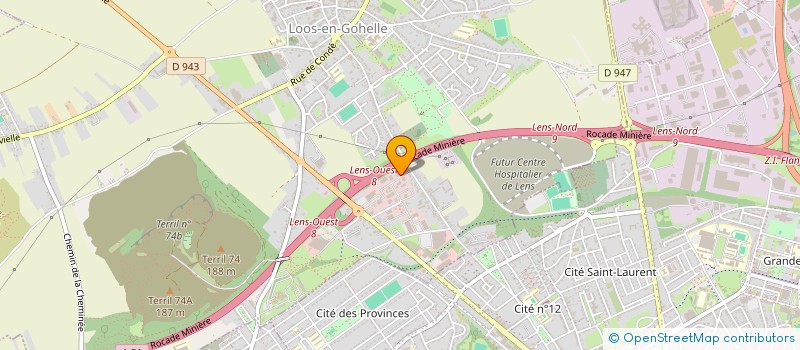 localisation de l'entreprise SCI VK  LOOS-EN-GOHELLE