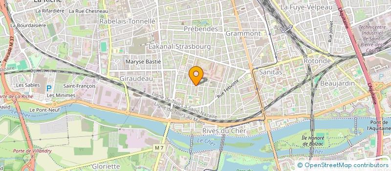localisation de l'entreprise SCI VK  TOURS