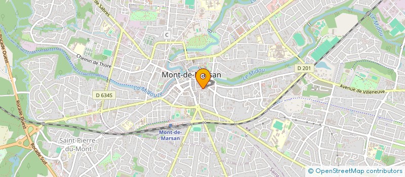 localisation de l'entreprise SCI VKDISA à MONT-DE-MARSAN