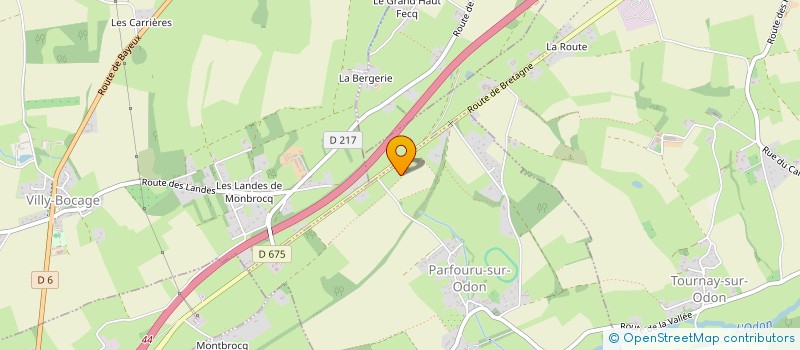 localisation de l'entreprise SCI VL  MONTS-EN-BESSIN