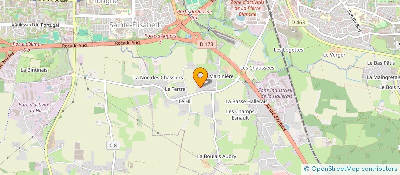 localisation de l'entreprise SCI VL PARK  CHANTEPIE
