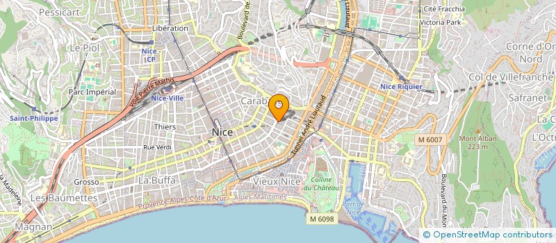 localisation de l'entreprise SCI VLAD à NICE