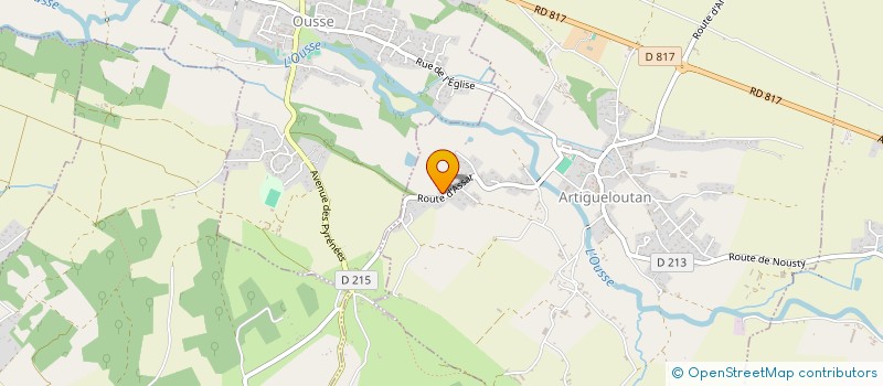 localisation de l'entreprise SCI VLADAM IMMO  ORTHEZ