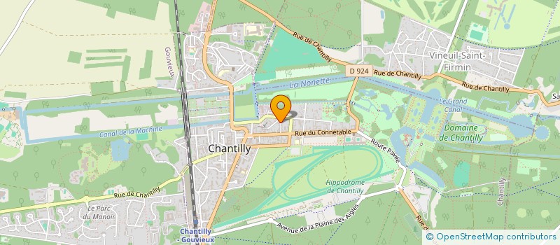 localisation de l'entreprise SCI VLADIM TASSIGNY  CHANTILLY