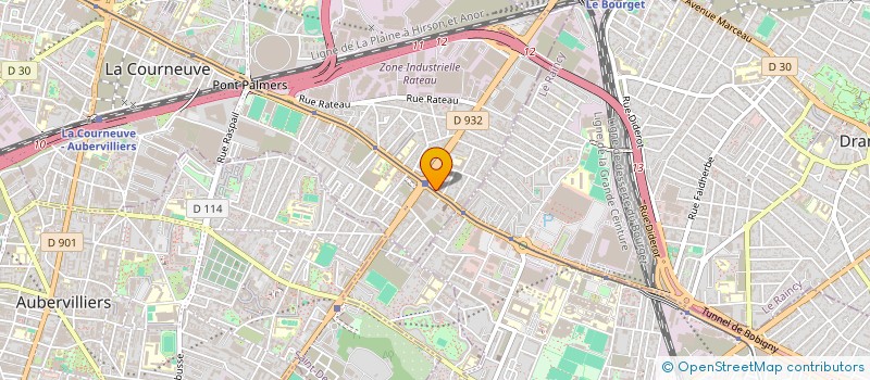 localisation de l'entreprise SCI VLADIMIR à LA COURNEUVE