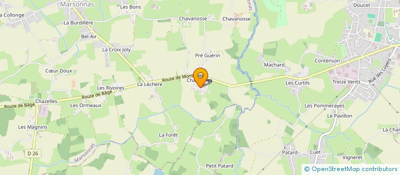 localisation de l'entreprise SCI VLADIMIR  MARSONNAS