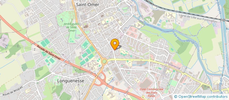 localisation de l'entreprise SCI VLAEMYNCK PLEIN AIR  LONGUENESSE