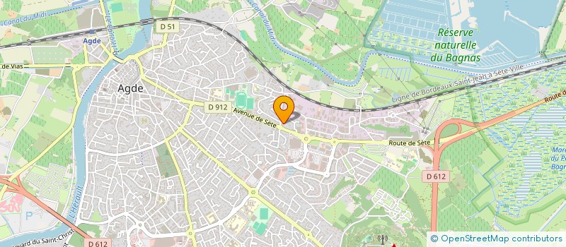 localisation de l'entreprise SCI VLAGATHOISES  AGDE