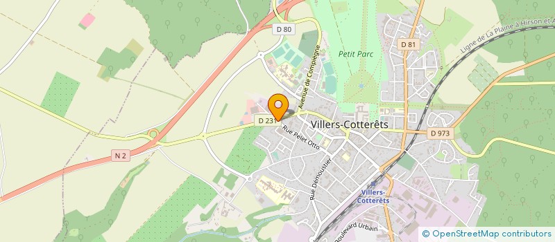 localisation de l'entreprise SCI VLASS à VILLERS-COTTERETS