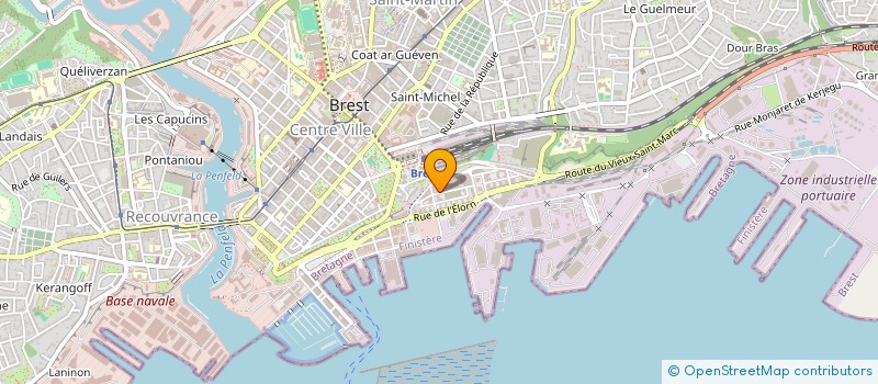 localisation de l'entreprise SCI VLAT  BREST