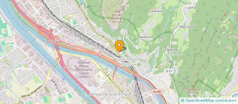 localisation de l'entreprise SCI VLB  SAINT-MARTIN-LE-VINOUX