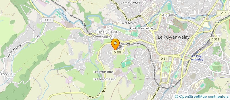 localisation de l'entreprise SCI VLC  ESPALY-SAINT-MARCEL