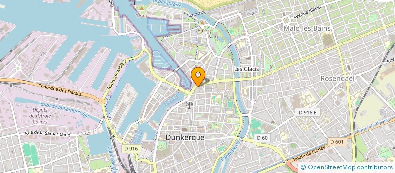 localisation de l'entreprise SCI VLCP à DUNKERQUE