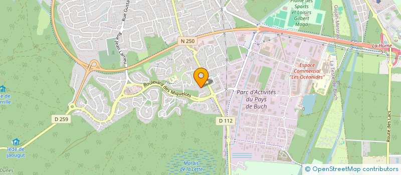 localisation de l'entreprise SCI VLCS à LA TESTE-DE-BUCH