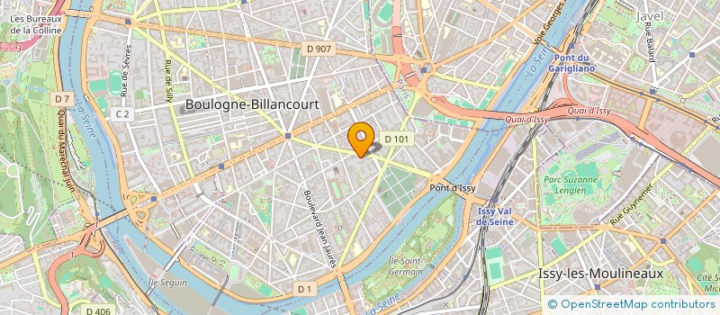 localisation de l'entreprise SCI VLDM à BOULOGNE-BILLANCOURT