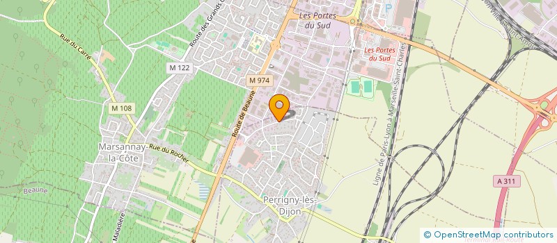 localisation de l'entreprise SCI VLF IMMO  PERRIGNY-LES-DIJON