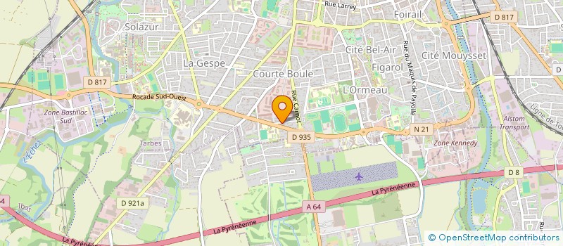 localisation de l'entreprise SCI VLG  TARBES