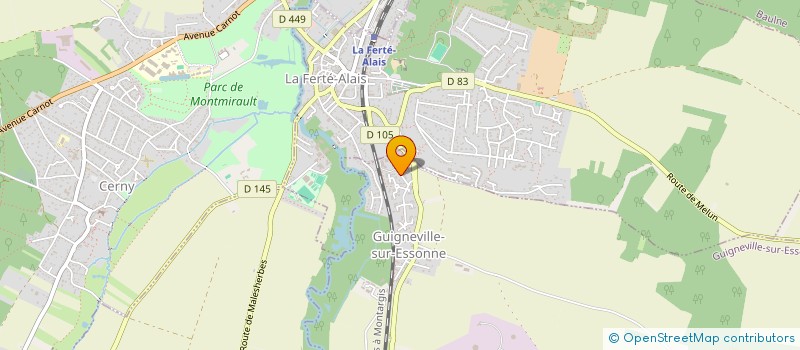 localisation de l'entreprise SCI VLGH  GUIGNEVILLE-SUR-ESSONNE